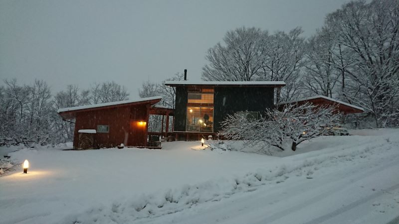 雪景色正面